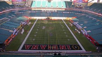 Weather camera view of Hard Rock Stadium (east lot).