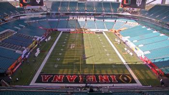 Weather camera view of Hard Rock Stadium (east lot).