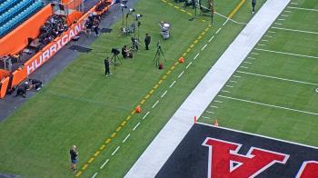 Weather camera view of Hard Rock Stadium (east lot).