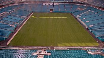 Weather camera view of Hard Rock Stadium (east lot).