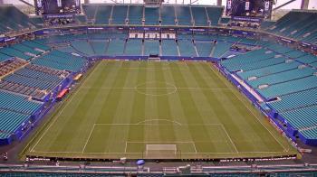 Weather camera view of Hard Rock Stadium (east lot).