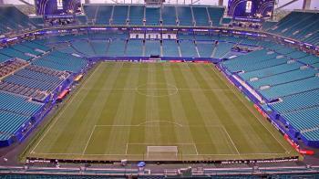 Weather camera view of Hard Rock Stadium (east lot).
