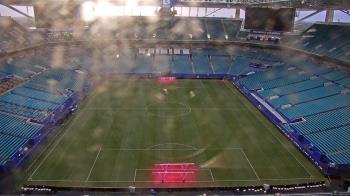 Weather camera view of Hard Rock Stadium (east lot).