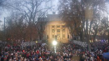 Weather camera view of Prescott Courthouse Square.