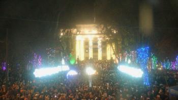 Weather camera view of Prescott Courthouse Square.