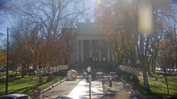 Weather camera view of Prescott Courthouse Square.