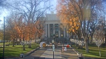 Weather camera view of Prescott Courthouse Square.