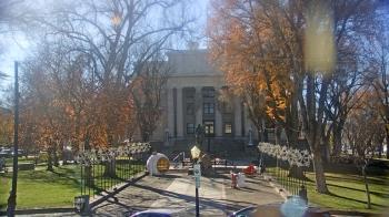 Weather camera view of Prescott Courthouse Square.