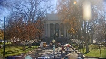 Weather camera view of Prescott Courthouse Square.
