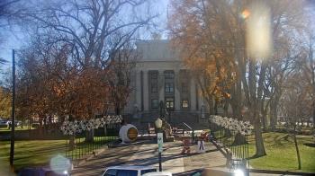 Weather camera view of Prescott Courthouse Square.