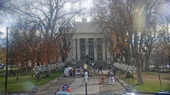 Weather camera view of Prescott Courthouse Square.