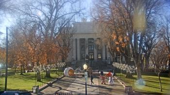 Weather camera view of Prescott Courthouse Square.