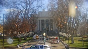 Weather camera view of Prescott Courthouse Square.