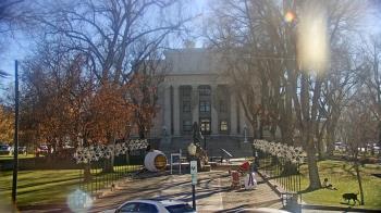 Weather camera view of Prescott Courthouse Square.