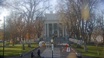 Weather camera view of Prescott Courthouse Square.