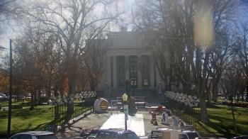 Weather camera view of Prescott Courthouse Square.
