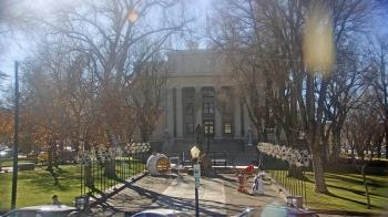 Weather camera view of Prescott Courthouse Square.