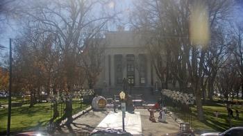 Weather camera view of Prescott Courthouse Square.