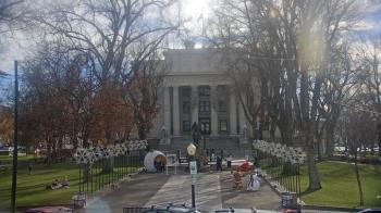Weather camera view of Prescott Courthouse Square.