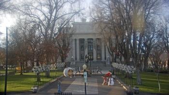 Weather camera view of Prescott Courthouse Square.