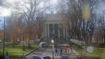 Weather camera view of Prescott Courthouse Square.