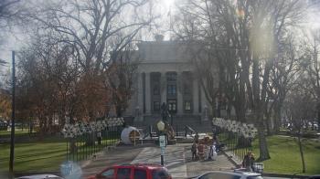 Weather camera view of Prescott Courthouse Square.