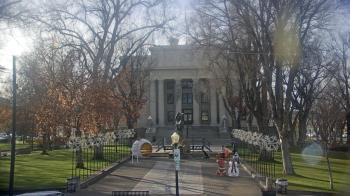 Weather camera view of Prescott Courthouse Square.