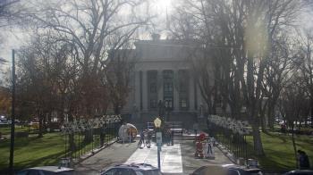 Weather camera view of Prescott Courthouse Square.