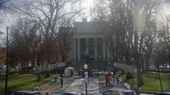 Weather camera view of Prescott Courthouse Square.