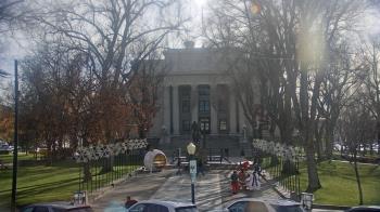Weather camera view of Prescott Courthouse Square.
