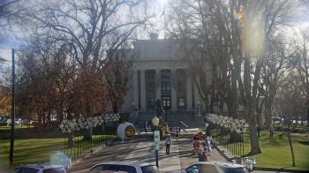 Weather camera view of Prescott Courthouse Square.