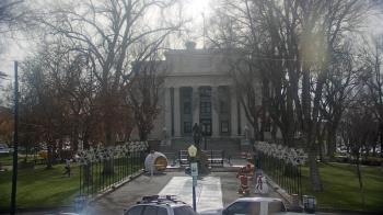 Weather camera view of Prescott Courthouse Square.