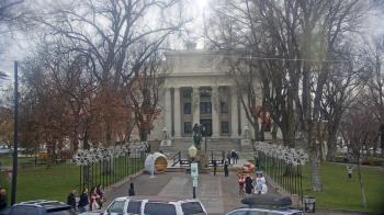 Weather camera view of Prescott Courthouse Square.