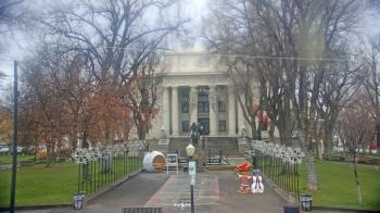 Weather camera view of Prescott Courthouse Square.