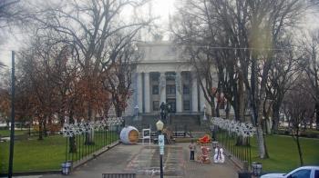 Weather camera view of Prescott Courthouse Square.