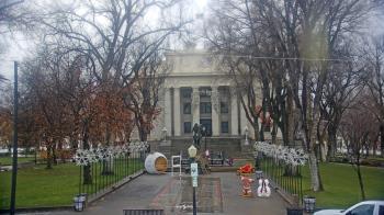 Weather camera view of Prescott Courthouse Square.