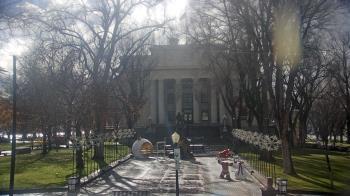Weather camera view of Prescott Courthouse Square.