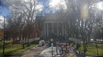 Weather camera view of Prescott Courthouse Square.