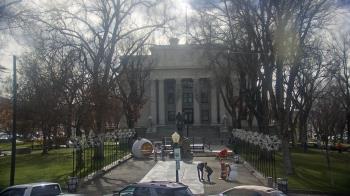 Weather camera view of Prescott Courthouse Square.