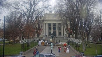 Weather camera view of Prescott Courthouse Square.