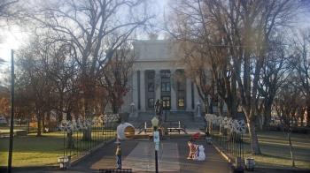 Weather camera view of Prescott Courthouse Square.