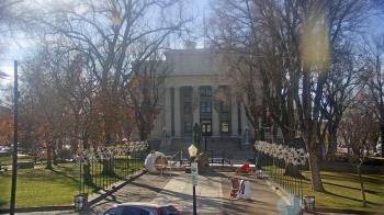 Weather camera view of Prescott Courthouse Square.