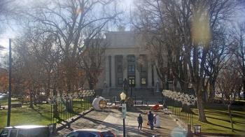 Weather camera view of Prescott Courthouse Square.
