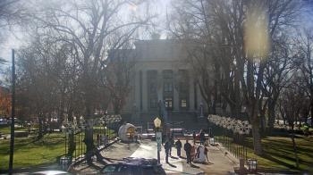 Weather camera view of Prescott Courthouse Square.