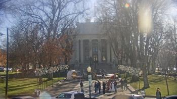 Weather camera view of Prescott Courthouse Square.