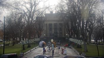 Weather camera view of Prescott Courthouse Square.