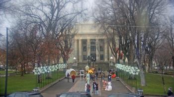 Weather camera view of Prescott Courthouse Square.