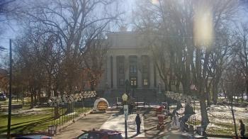 Weather camera view of Prescott Courthouse Square.