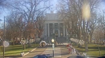Weather camera view of Prescott Courthouse Square.