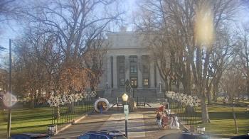 Weather camera view of Prescott Courthouse Square.